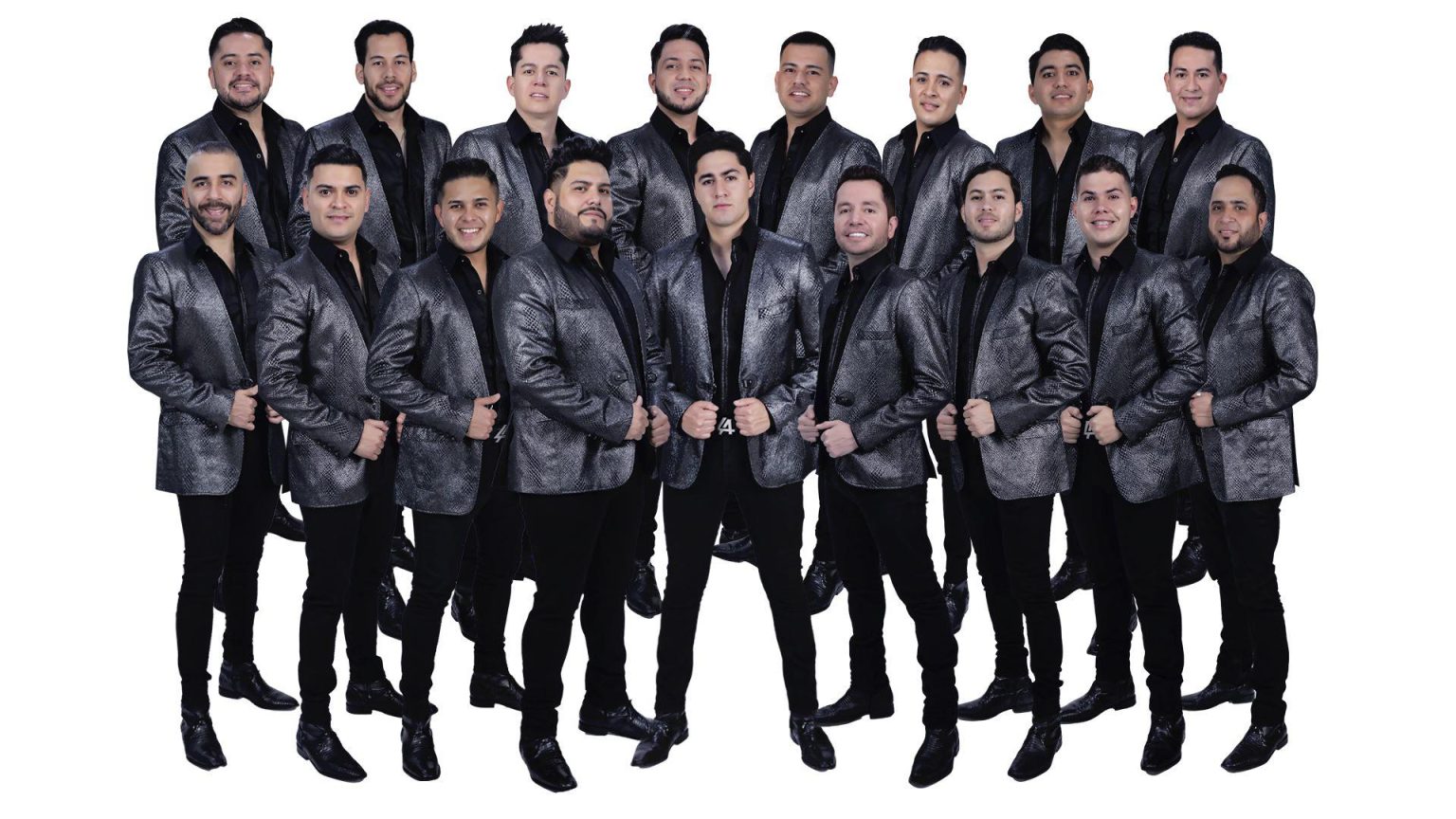 Fotografía cedida por Anval Music donde aparecen los integrantes de la banda de música regional mexicana La Adictiva que presentó hoy su nuevo disco, una versión de lujo de su anterior EP "Eso es la riqueza", que incluye baladas y cumbias, entre otros géneros. EFE/Anval Music /SOLO USO EDITORIAL /NO VENTAS /SOLO DISPONIBLE PARA ILUSTRAR LA NOTICIA QUE ACOMPAÑA /CRÉDITO OBLIGATORIO