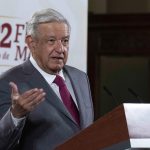 Fotografía cedida hoy por la presidencia de México del mandatario mexicano, Andrés Manuel López Obrador, durante una rueda de prensa matutina en el Palacio Nacional de Ciudad de México (México). EFE/Presidencia de México/SOLO USO EDITORIAL/SOLO DISPONIBLE PARA ILUSTRAR LA NOTICIA QUE ACOMPAÑA (CRÉDITO OBLIGATORIO)