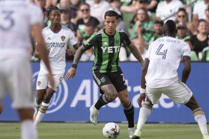 El delantero del Austin FC Sebastian Driussi (7), en una fotografía de archivo. EFE/Darren Abate