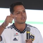 Foto de archivo del futbolista mexicano de Los Angeles Galaxy Javier Hernández. EFE/Francisco Guasco