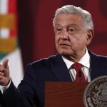 El Presidente de México, Andrés Manuel López Obrador, habla durante una rueda de prensa hoy, en el Palacio Nacional, en Ciudad de México (México). EFEMario Guzmán