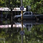 Fotografía de una calle inundada tras el paso del huracán Fiona, en Loíza (Puerto Rico). Imagen de archivo. EFE/ Thais Llorca