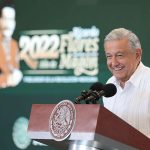 Fotografía cedida hoy, por la presidencia de México, del mandatario mexicano, Andrés Manuel López Obrador, durante una rueda de prensa en la Ciudad de Mérida estado de Yucatán (México). EFE/Presidencia de México/SOLO USO EDITORIAL/SOLO DISPONIBLE PARA ILUSTRAR LA NOTICIA QUE ACOMPAÑA(CRÉDITO OBLIGATORIO)