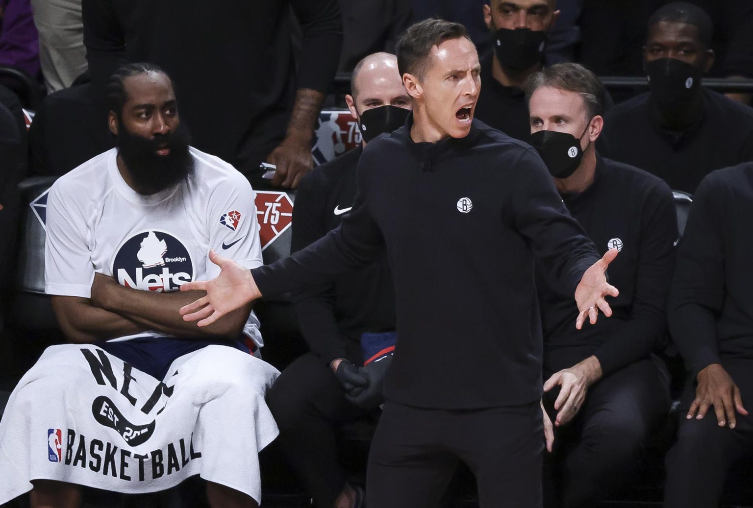 El destituido entrenador de los Nets, Steve Nash, en una fotografía de archivo. EFE/EPA/Justin Lane