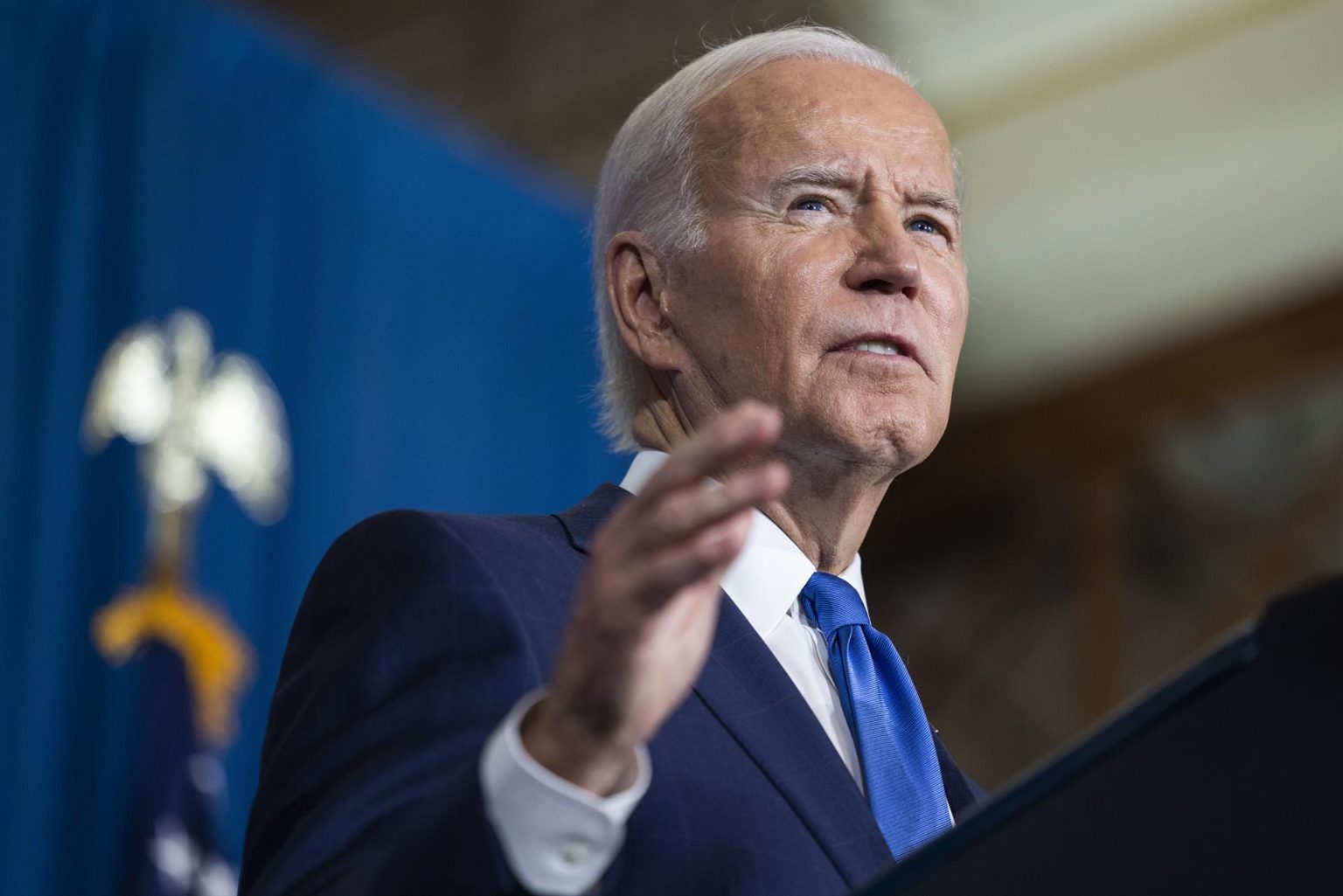 El presidente estadounidense, Joe Biden, en una fotografía de archivo. EFE/EPA/Jim Lo Scalzo/Pool