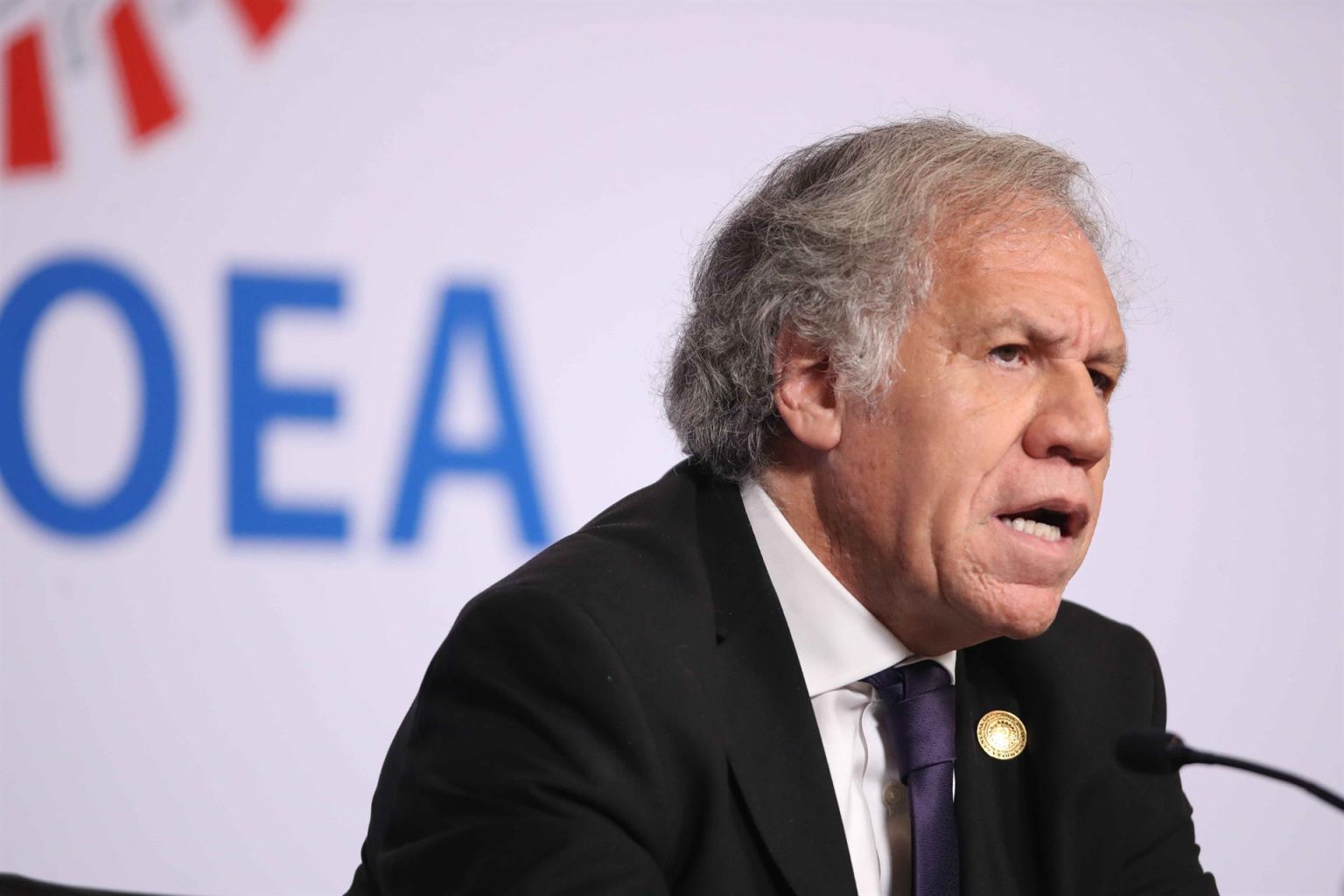 El secretario general de la Organización de Estados Americanos (OEA), Luis Almagro, imagen de archivo. EFE/Paolo Aguilar