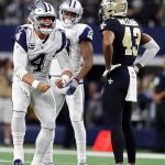 Fotografía de archivo de jugadores de los Dallas Cowboys. EFE / LARRY W. SMITH