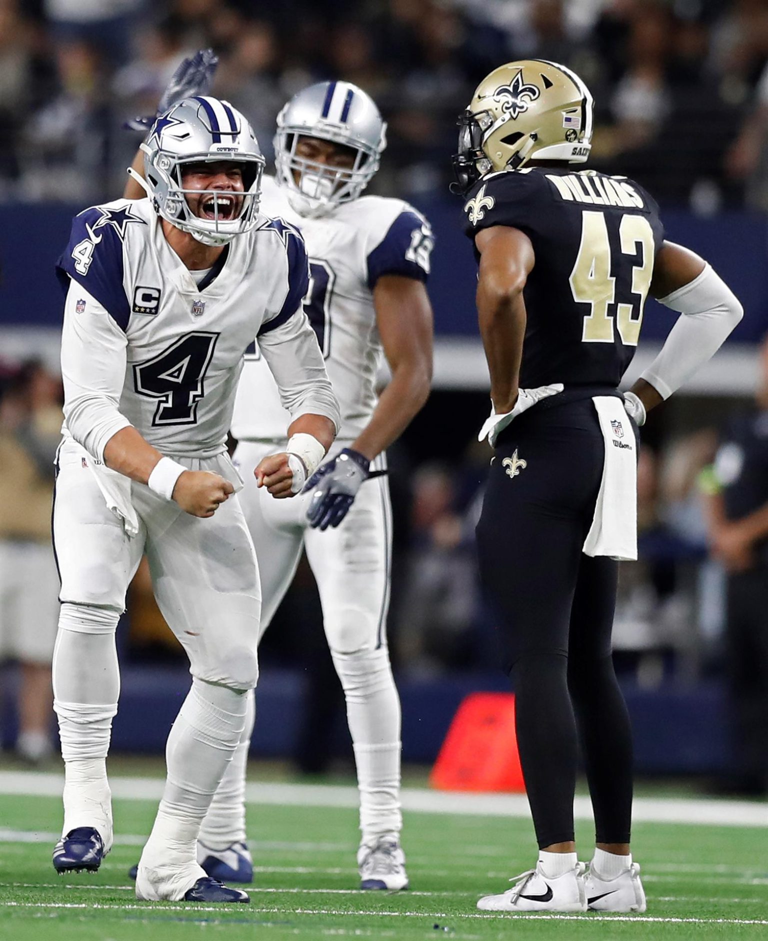 Fotografía de archivo de jugadores de los Dallas Cowboys. EFE / LARRY W. SMITH