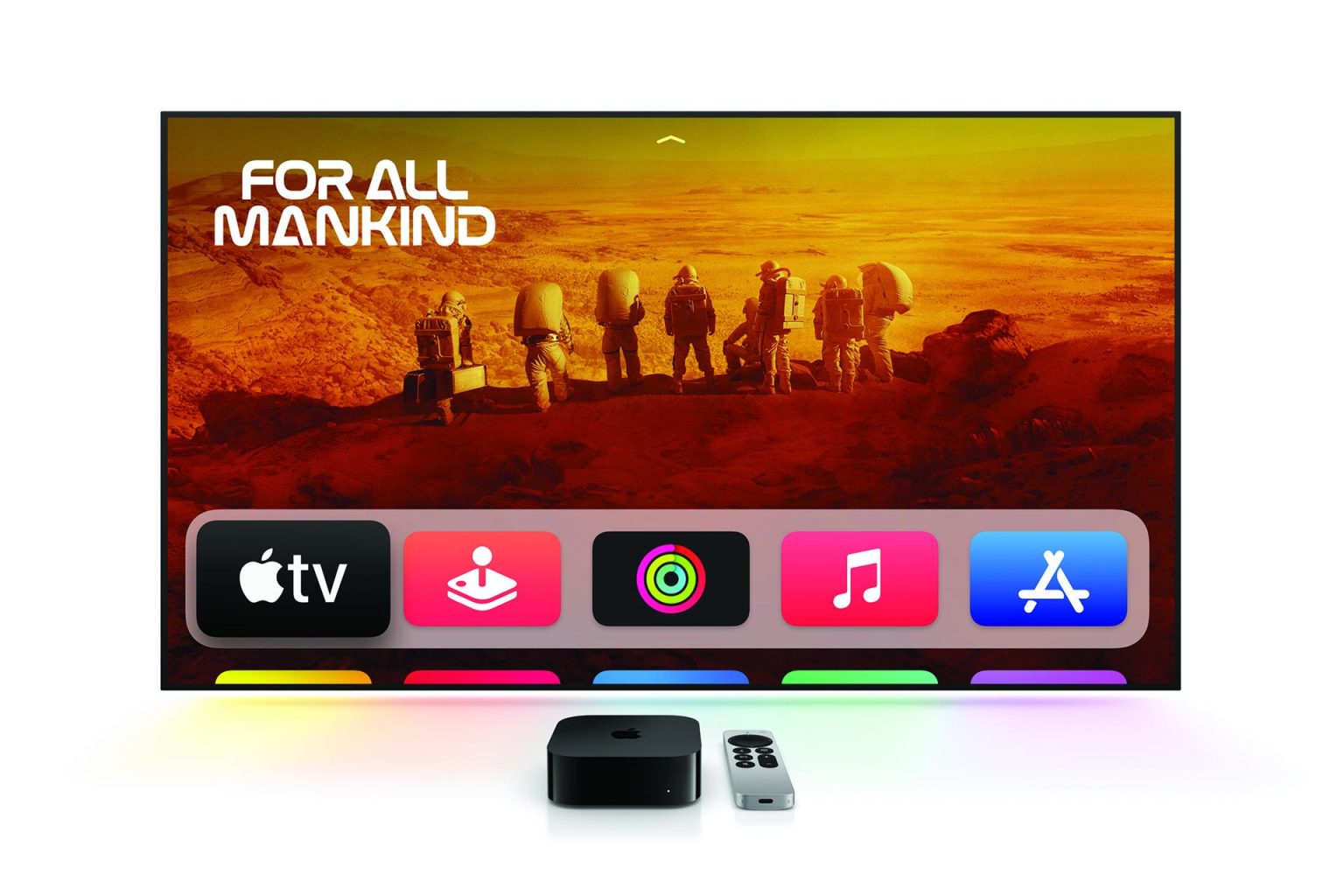 Imagen facilitada del nuevo dispositivo de televisión en "streaming" de Apple, el Apple TV 4K de tercera generación, que llegará a las tiendas este jueves. EFE/Apple  SOLO USO EDITORIAL/SOLO DISPONIBLE PARA ILUSTRAR LA NOTICIA QUE ACOMPAÑA (CRÉDITO OBLIGATORIO)