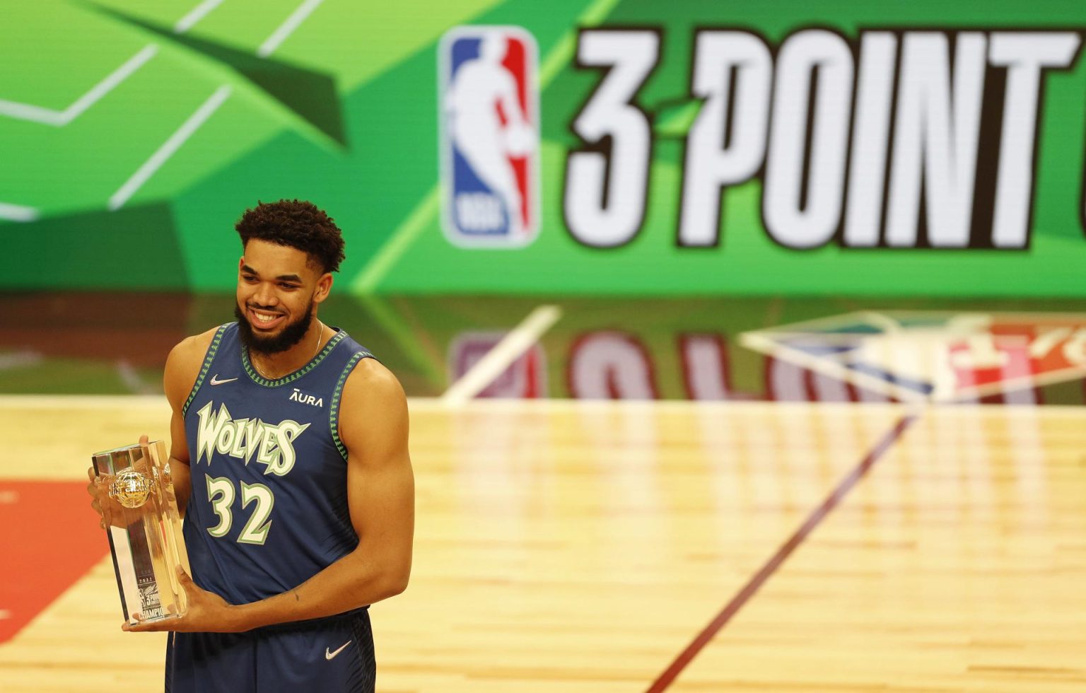 Fotografía de archivo de Karl-Anthony Towns de los Minnesota Timberwolves. EFE/EPA/DAVID MAXWELL SHUTTERSTOCK OUT[SHUTTERSTOCK OUT]