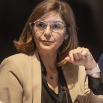 La secretaria de Estado de Cooperación Internacional del Ministerio de Asuntos Exteriores de España, Pilar Cancela, durante su participación en una reunión con empresarios españoles, hoy en la Ciudad de México (México).  EFE/Isaac Esquivel