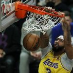 Anthony Davis de Los Angeles Lakers, en una fotografía de archivo. EFE/Etienne Laurent