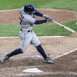 El venezolano José Altuve de los Astros de Houston, en una fotografía de archivo. EFE/Tannen Maury