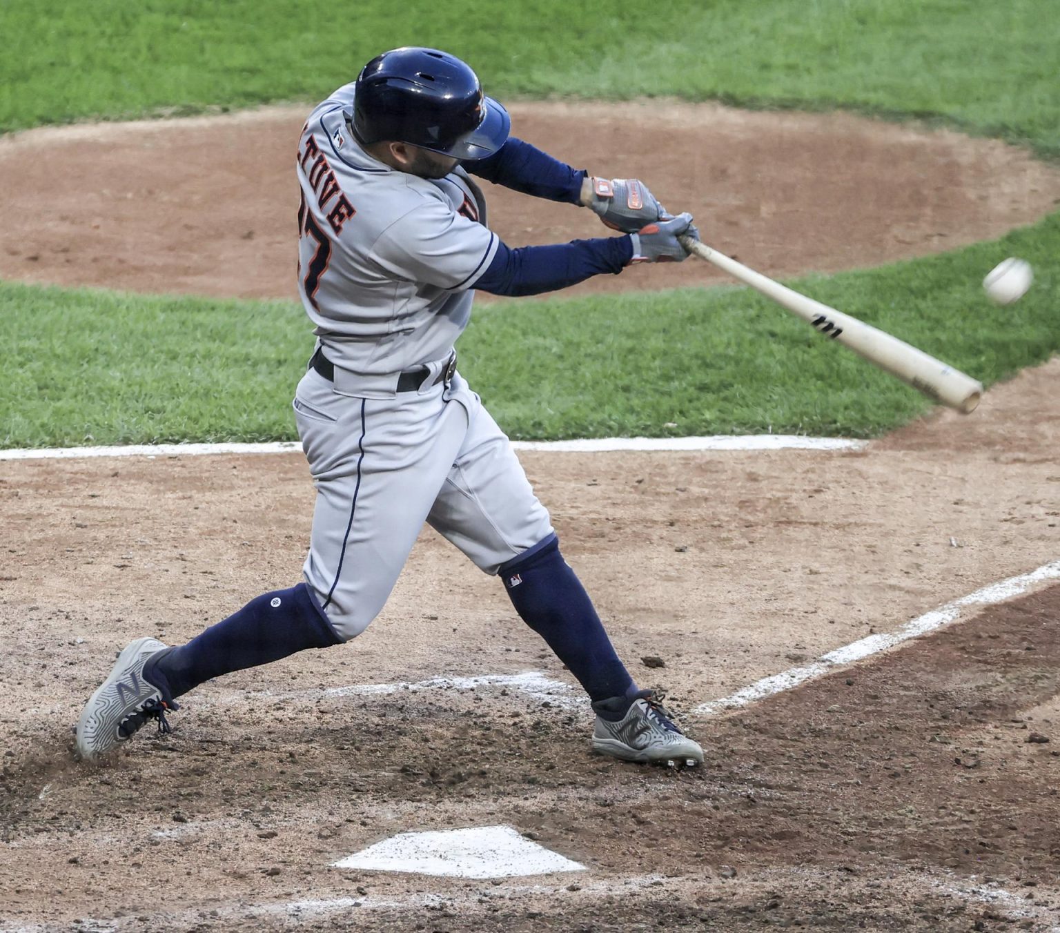 El venezolano José Altuve de los Astros de Houston, en una fotografía de archivo. EFE/Tannen Maury