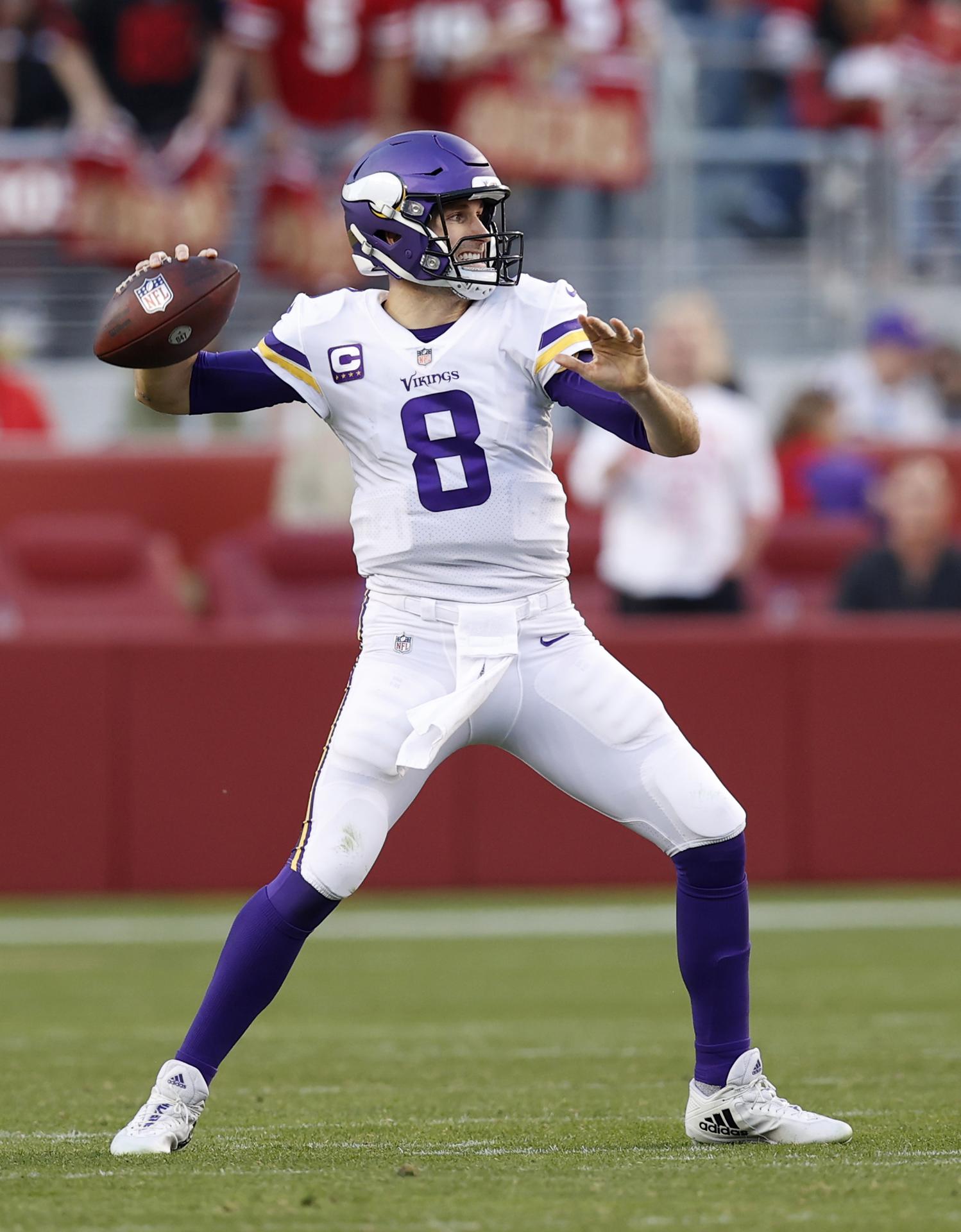 El mariscal de campo de los Minnesota Vikings, Kirk Cousins, en una fotografía de archivo. EFE/JohnN G. Mabanglo