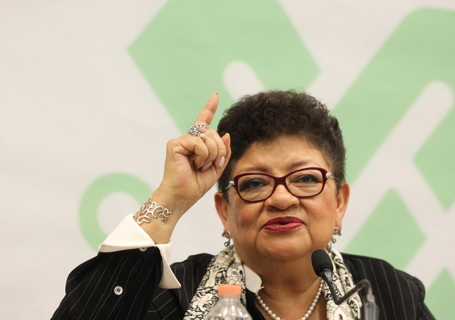 La fiscal general capitalina, Ernestina Godoy habla durante una conferencia de prensa en Ciudad de México (México). Imagen de archivo. EFE / Mario Guzmán