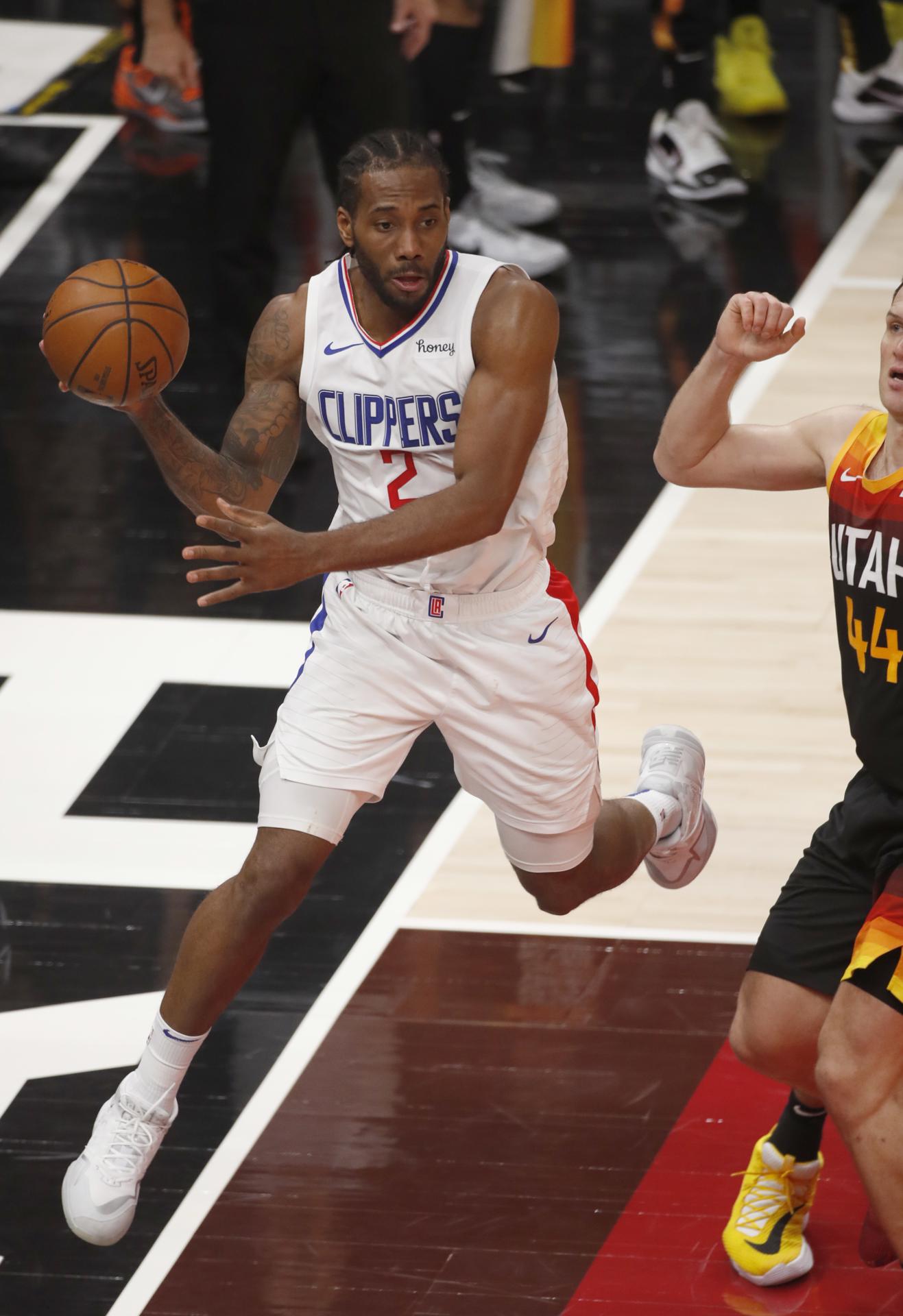 Kawhi Leonard de los Los Ángeles Clippers, en una fotografía de archivo. EFE/EPA/George Frey