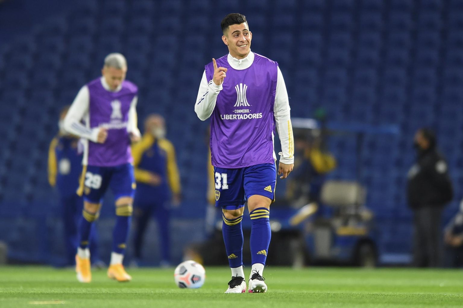 El argentino Cristian Pavón, en una fotografía de archivo. EFE/Marcelo Endelli/Pool