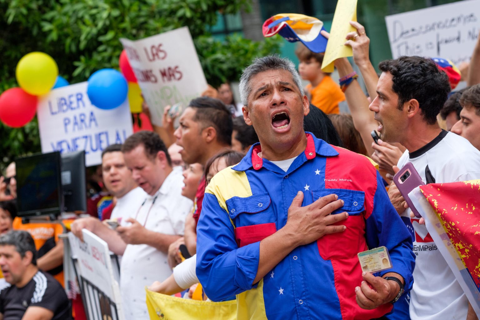 La Organización de Venezolanos Perseguidos Políticos en el Exilio (Veppex) pidió este martes a la comunidad internacional y en especial a EE.UU. no liberar fondos para el acuerdo social suscrito por el Gobierno y la oposición de Venezuela hasta que "sean liberados todos los presos políticos". Imagen de archivo. EFE/Andy Ale