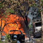 Una explosión ocurrida la noche del miércoles en una presunta toma clandestina en un ducto de gasolina de Petróleos Mexicanos (Pemex) dejó un trabajador muerto, en el municipio de Epazoyucan, en el central estado mexicano de Hidalgo. Imagen de archivo. EFE/ Jaime Avalos