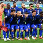 Fotografía de archivo de los jugadores de la selección de fútbol de Estados Unidos. EFE/Neil Hall