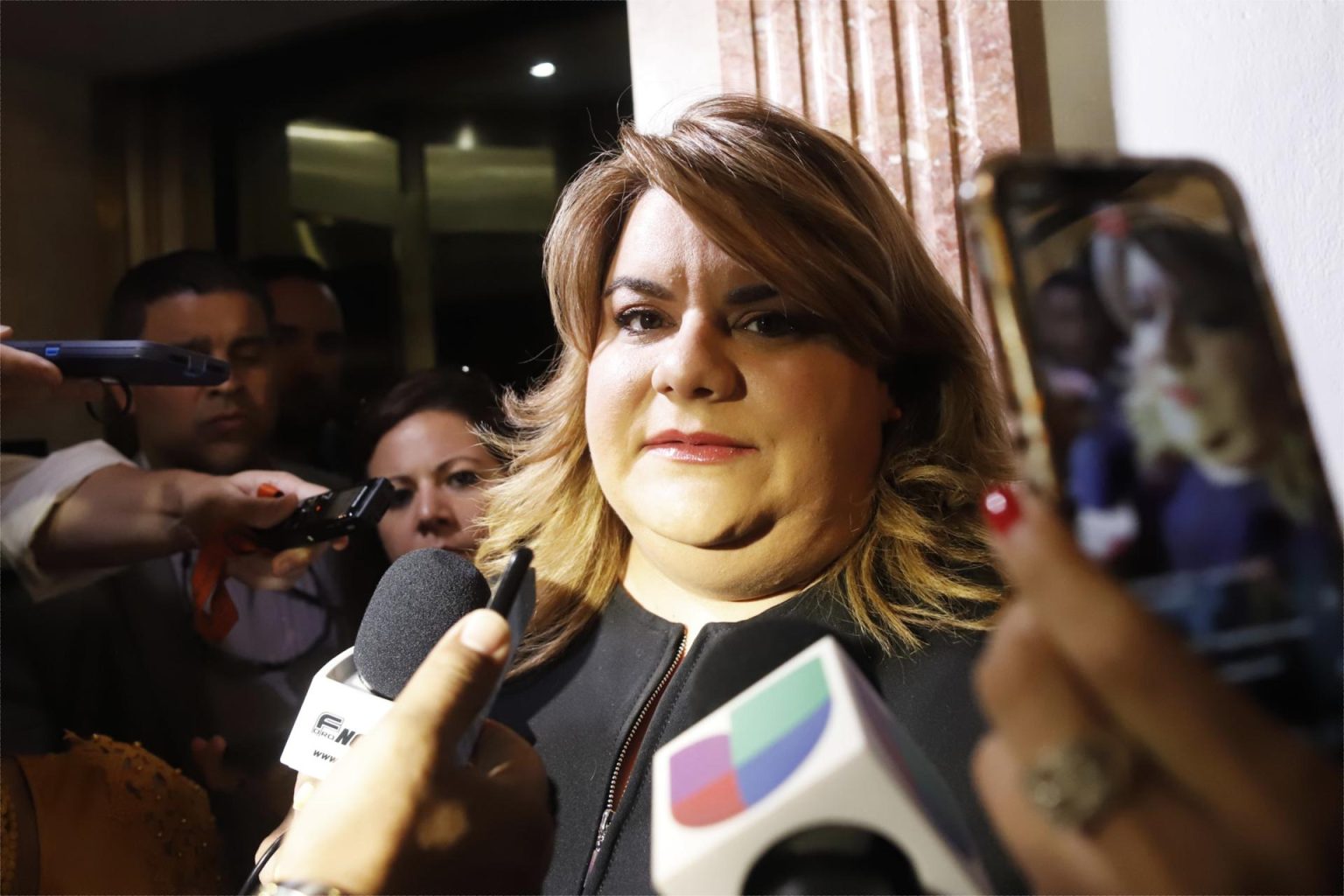 Fotografía de archivo de la representante de Puerto Rico ante el Congreso estadounidense en Washington, Jenniffer González. EFE/Thais Llorca