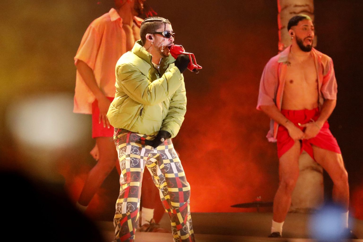 El cantante puertorriqueño Bad Bunny se presenta en concierto en el estadio El Campín, en Bogotá (Colombia). Imagen de archivo. EFE/Carlos Ortega