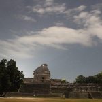 Vista general del Observatorio de Chichén Itzá hoy, en Mérida, estado de Yucatán (México). EFE/Str