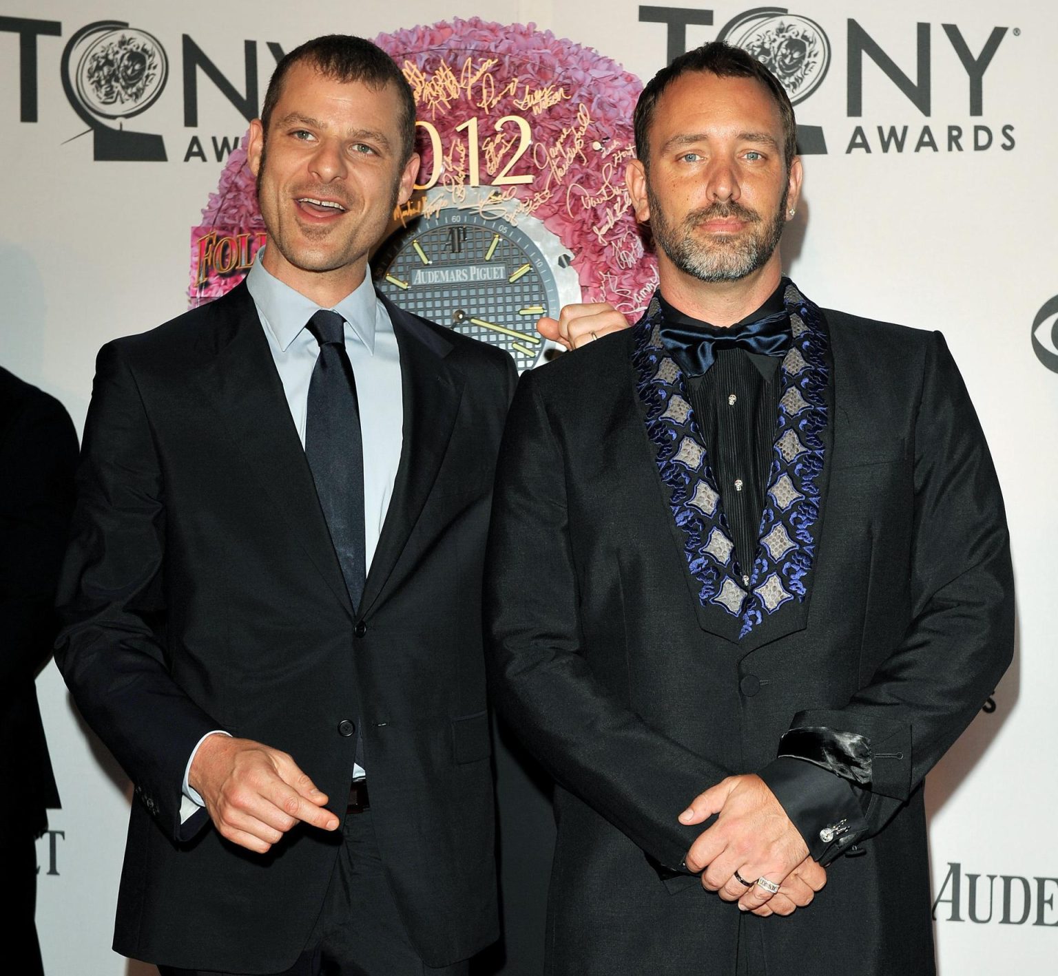 Fotografía de archivo de los escritores Matt Stone (i) y Trey Parker. EFE/Jason Szenes