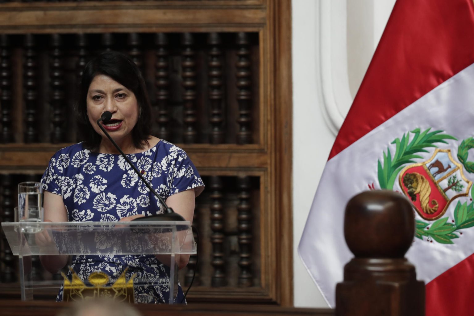 La canciller peruana Ana Cecilia Gervasi. Imagen de archivo. EFE/ Bienvenido Velasco