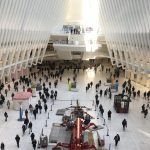 Fotografía que muestra la entrada central de la estación del Oculus hoy en Nueva York (EE.UU.). EFE/Javier Otazu