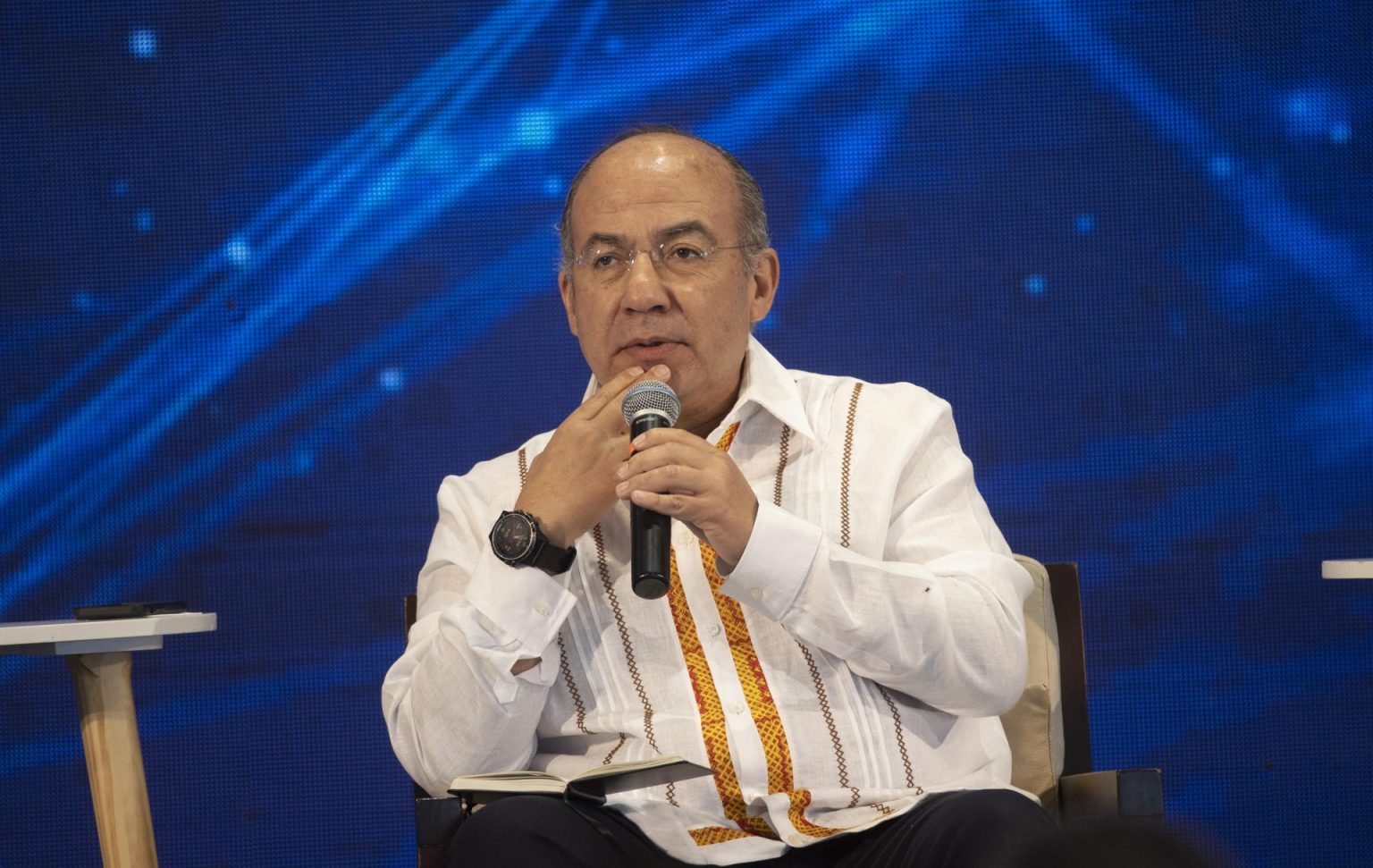 Imagen de archivo del expresidente mexicano, Felipe Calderón (2006-2012). EFE/ Orlando Barría