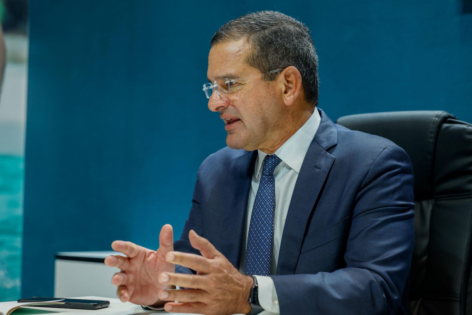 El gobernador de Puerto Rico, Pedro Pierluisi. Fotografía de archivo. EFE/ J.J.Guillen