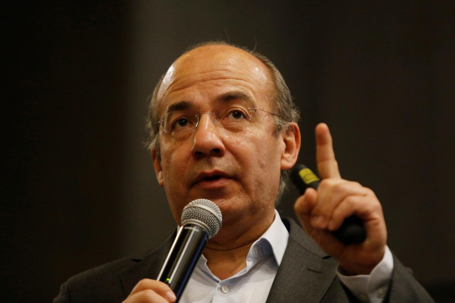 Imagen de archivo del expresidente de México, Felipe Calderón (2006-2012). EFE/Francisco Guasco