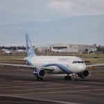 Avión de la compañía Interjet, en al Aeropuerto Internacional de Ciudad de México. EFE/Sáshenka Gutiérrez