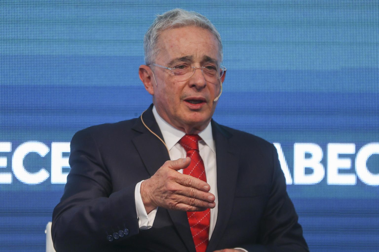 Imagen de archivo del expresidente de Colombia, Álvaro Uribe. EFE/ Juan Ignacio Roncoroni