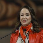 Fotografía de archivo de la ministra Yasmín Esquivel Mossa, durante un acto protocolario en la Ciudad de México (México). EFE/Isaac Esquivel