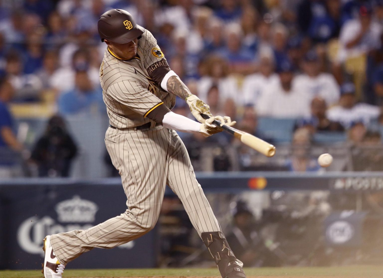 El jugador de los San Diego Padres Manny Machado, en una fotografía de archivo. EFE/EPA/Caroline Brehman