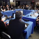 Vista general de los participantes en una audiencia de la Comisión Interamericana de Derechos Humanos (CIDH) en Washington. Imagen de archivo. EFE/Lenin Nolly