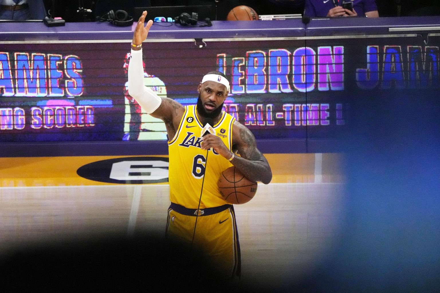 Fotografía de archivo de LeBron James, líder de Los Ángeles Lakers. EFE/EPA/ALLISON DINNER SHUTTERSTOCK OUT