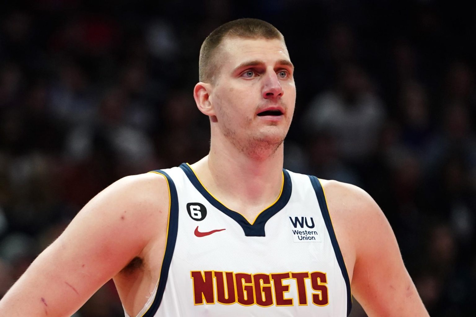 Nikola Jokic de los Denver Nuggets, en una fotografía de archivo. EFE/Will Oliver