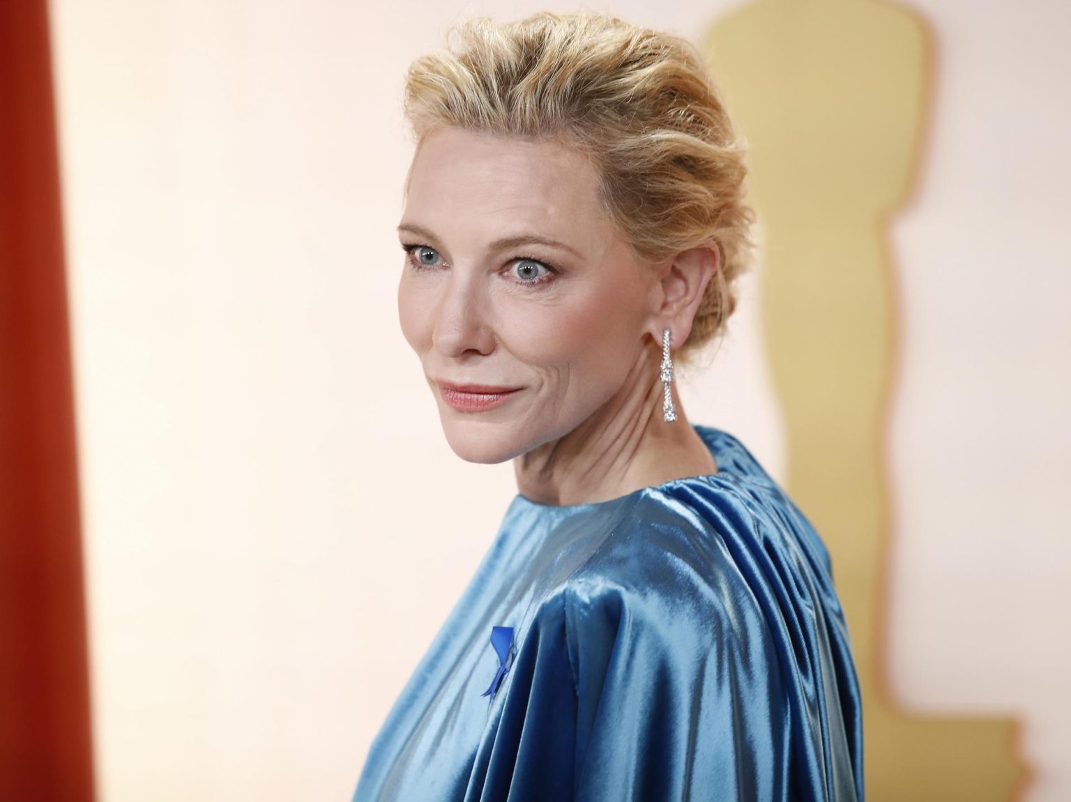 Cate Blanchett llega a la 95 edición de la ceremonia anual de los Premios de la Academia. EFE/EPA/CAROLINE BREHMAN