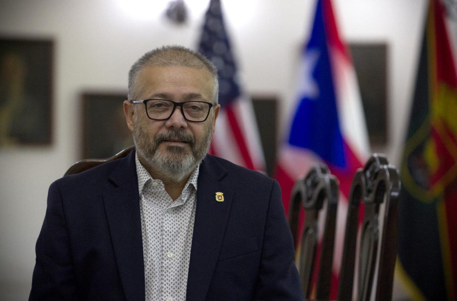 Fotografía de archivo de Luis Manuel Irizarry Pabon, alcalde de Ponce, durante una entrevista con EFE en la Alcaldia de Ponce (Puerto Rico). EFE/ Thais Llorca