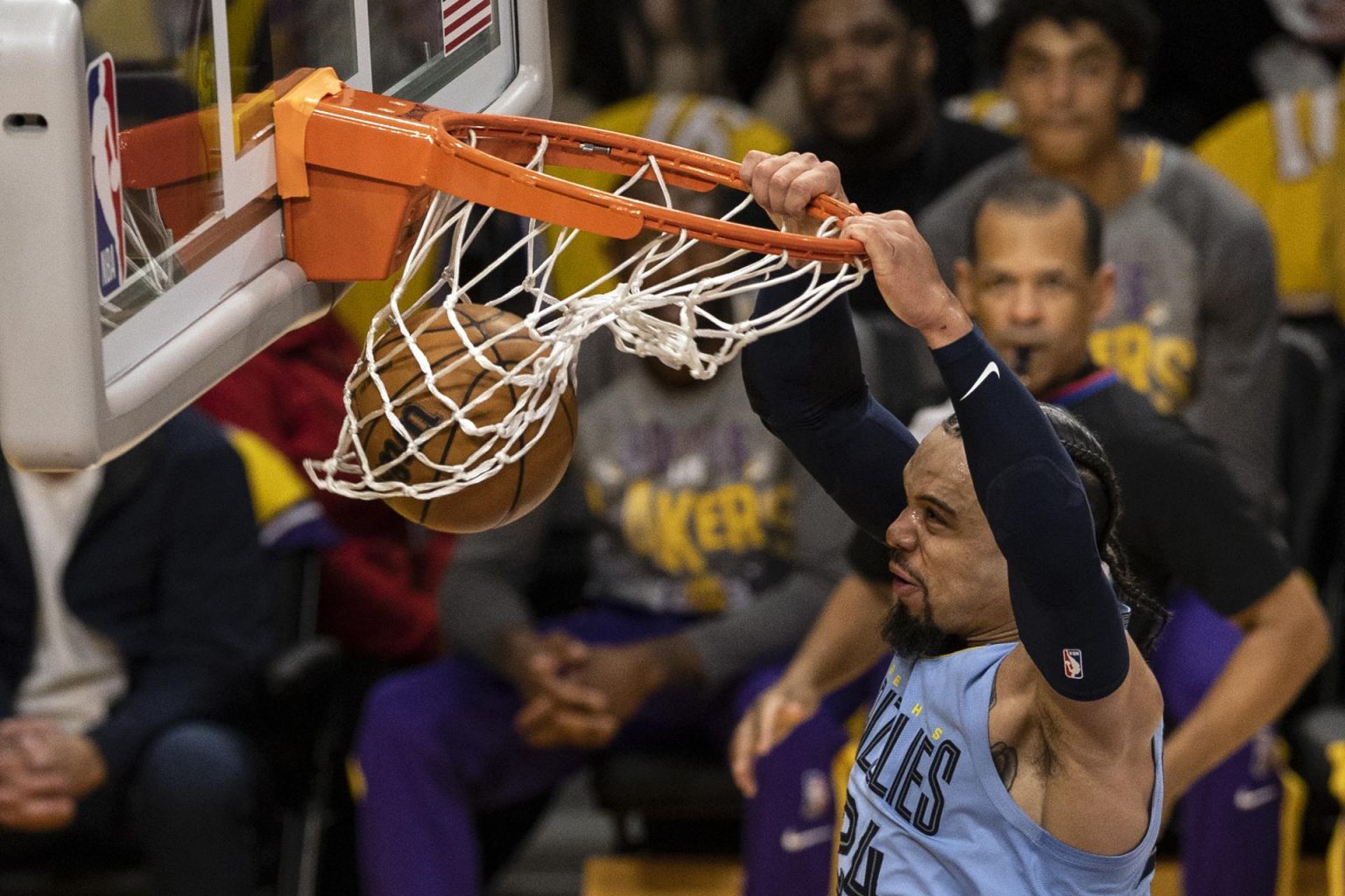 El alero de los Memphis Grizzlies Dillon Brooks, en una fotografía de archivo. EFE/EPA/Etienne Laurent