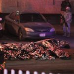 Fotografía de los cuerpos de migrantes fallecidos durante un incendio en las instalaciones del Instituto Nacional de Migración (INM), la noche del 27 de marzo de 2023, en Ciudad Juárez, Chihuahua (México). EFE/Luis Torres