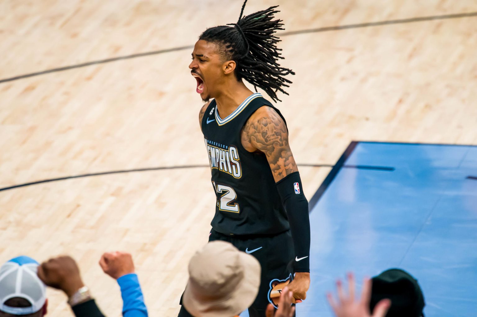 Ja Morant de los Memphis Grizzlies, en una fotografía de archivo. EFE/Matthew A. Smith