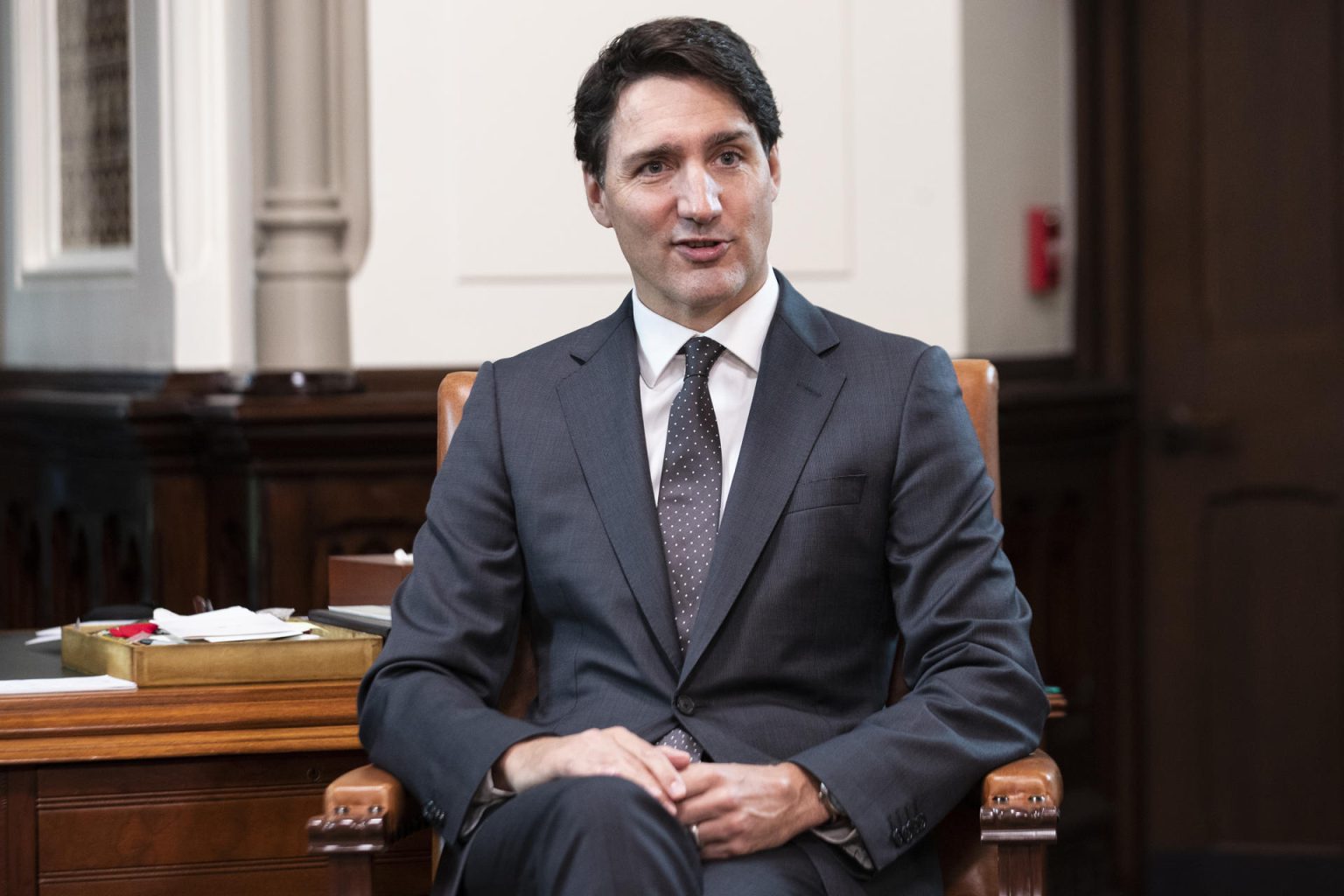 Imagen de archivo del presidente de Canadá, Justin Trudeau. EFE/ Alberto Valdes