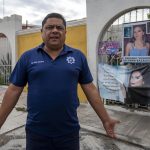 Fotografía de archivo fechada el 3 de octubre de 2022, de Mario Escobar, padre de la joven Debanhi Escobar, víctima de feminicidio, durante una entrevista con EFE en la ciudad de Monterrey (México). EFE/ Miguel Sierra