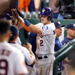 El tercera base de los Houston Astros Alex Bregman, este 18 de abril de 2023. EFE/EPA/Adam Davis