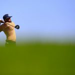 El golfista estadounidense Tony Finau compite hoy durante el primer día de actividades del Mexico Open at Vidanta, en el campo de golf Greg Norman en Puerto Vallarta, estado de Jalisco (México). EFE/ Francisco Guasco